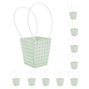 Unique Bargains Florist Gift Packaging Bags for Birthday Teachers' Day Mother's Day Wedding 10 Pcs - 1 of 4