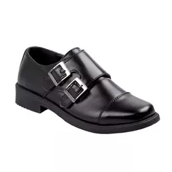 Josmo Big Kids Boys Monk Dress Shoes - Black, 3