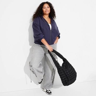 Women's Wedge Zip-Up Hooded Sweatshirt - Wild Fable™