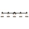 Livex Lighting Middlebush 5 - Light Vanity in  Black - 3 of 4