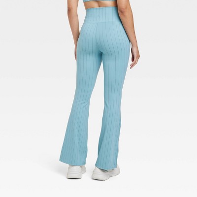 Женские леггинсы-клеш JoyLab с высокой посадкой в полоску спортивного покроя