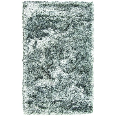 Noble House Crystal White-Black 4'x6' Rug