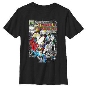 Boy's Transformers Megatron vs Optimus Prime Fight Panel T-Shirt - 1 of 4