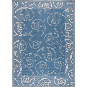 Courtyard CY2665 UV & Stain Resistant Non-Shedding Power Loomed Indoor/Outdoor Rugs - Safavieh - 1 of 4