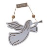 Wood Dove and Angel Sentiment Ornament (Set of 6) - 3 of 4
