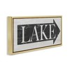 Stupell Industries Distressed Lake Arrow Sign, 25" x 11" - 3 of 4