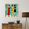 Amanti Art Fashion Trio 1 by Elan Studios Wood Framed Wall Art Print - 4 of 4