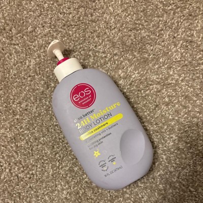 eos Shea Better Body Lotion Vanilla Cashmere 24 Hour Moisture Skin Care  Lightweight Non Greasy Made with Natural Shea Vegan 16 fl oz review｜TikTok  Search