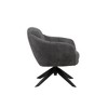 New Classic Furniture,Fleming Metal and Fabric Swivel Lounge Chair in Gray - 2 of 4