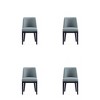 Set of 4 Gansevoort Modern Faux Leather Dining Chairs - Manhattan Comfort - 2 of 4