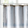 PAGED Jacquard Embroidered Shower Curtain,Shower Curtains with 12 Button Holes for Bathroom,Machine Washable - 4 of 4