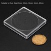 Unique Bargains Collection Supplies Coin Snap Holder with Foam Gasket 20 Pcs - 3 of 4