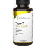 LifeSeasons - Thyro-T - Supports Thyroid Activity, Energy Levels and Hormone Production - With Ashwagandha - 60 Capsules