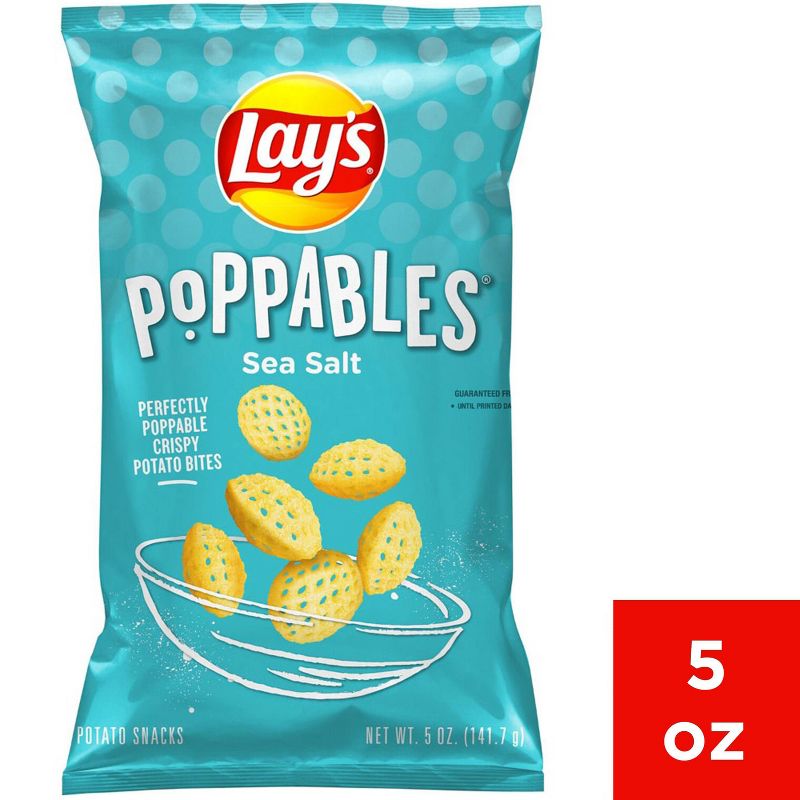 Lay's Poppables Sea Salt Potato Snacks - 5oz, 1 of 5