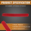 Unique Bargains Rear Left Right Bumper Reflector Light Cover for Range Rover Sport L320 LR4 2010-2013 XFF500020 XFF500030 Red 1 Pair - 3 of 4