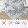Washable Area Rug - Non-Slip Low Pile Carpet for Living Room & Bedroom (Pet & Kid Friendly) - 4 of 4
