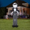 Gemmy Giant Halloween Inflatable Jack Skellington, 10 ft Tall, Multi - 2 of 4