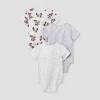 Baby Boys' Disney Mickey Mouse & Friends Minnie 3pk Bodysuit and One Piece Clothing Set - Heathered Gray - 2 of 4