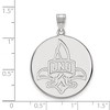 Black Bow Jewelry Sterling Silver New Orleans Privateers NCAA Extra Large Pendant - 2 of 3