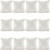 Juvale 12 Pieces Velvet Bracelet Watch Pillow  3" x 3", Jewelry Display for Watches, Bracelets and Other Jewelry, Gray - 4 of 4