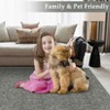 Area Rug Modern 9x12 Modern Abstract Accent Soft Hand Carved Contemporary Floor Carpet Fluffy Texture for Indoor Living Dining Room and Bedroom Area - 4 of 4