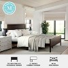 Martha Stewart Corbin Solid Wood Platform Bed with Wooden Headboard and Footboard, No Box Spring Needed - 4 of 4
