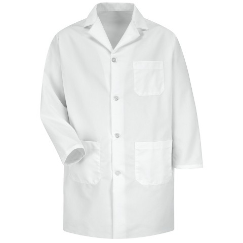 Мужское пальто Red Kap Staff Coat, White, цвет: Красный