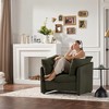 Aukfa Chenille Oversized Armchair, Single Sofa Chair, Modern Armchair Single Sofa Lounge Chair, 23.6" Seat Depth Comfortable Seating for Living Room - 4 of 4