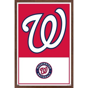Trends International MLB Washington Nationals - Logo 22 Framed Wall Poster Prints - 1 of 4