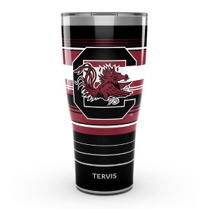 NCAA South Carolina Gamecocks 30oz Hype Stripes Stainless Steel Tumbler - 1 of 4