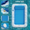 Jasonwell 4-in-1 Inflatable Tanning Lounger, Sun Tan Tub & Pool Raft, Water-Filled Mat/Pad for Adults & Kids (Large), Blue - 2 of 4