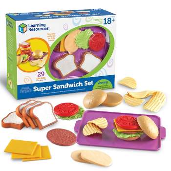 Learning Resources New Sprouts Super Sandwich Set, 29 Piece Set, Ages 18 mos+