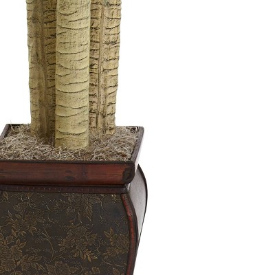 Elegant 4.5 ft Green Silk & Plastic Cornstalk Dracaena Arrangement