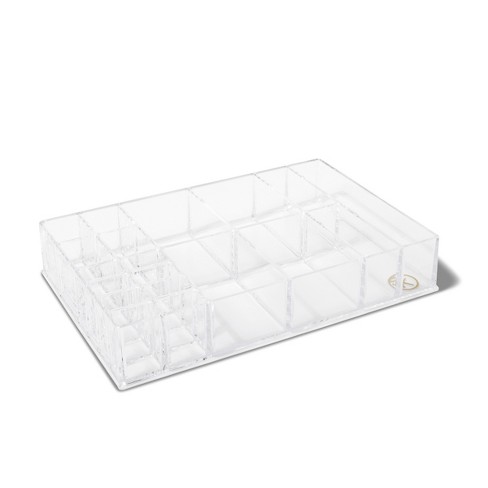 clear makeup organizer