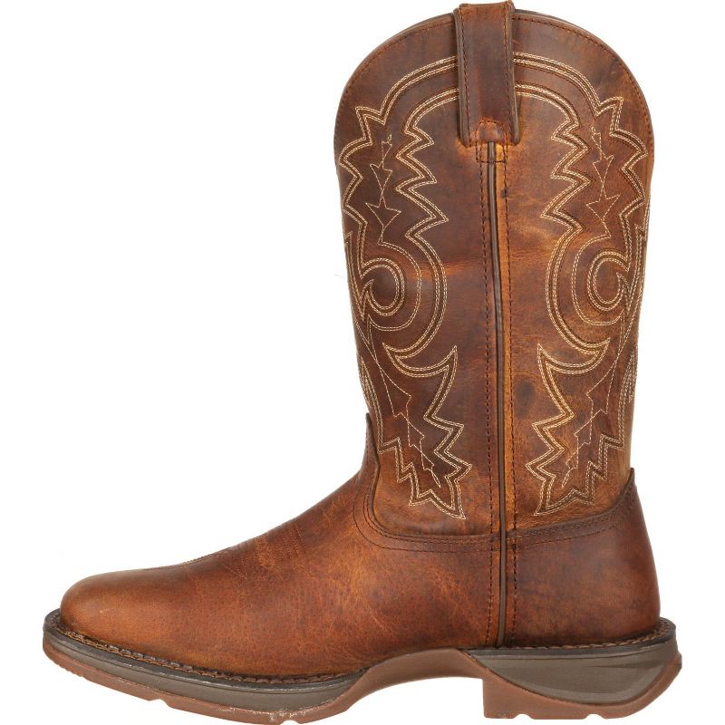 Men's Durango Pull-On Western Boot, DB4443, Brown, 5 of 8