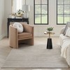 Nourison Gemma Abstract Curve Indoor Area Rug Grey 7'10" x 9'10" - 4 of 4