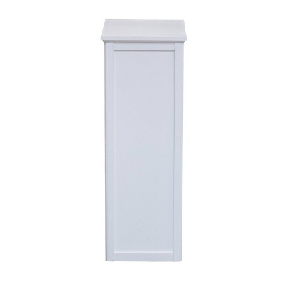 Dorset Classic White Bathroom Shelving Hutch with Adjustable Shelves