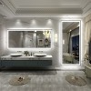 Apmir Super Bright Front & Back LED Lighted Anti-Fog Aluminum Alloy Framed Tempered Glass Bathroom/Vanity Mirror with ETL & 3-Year Warranty - 3 of 4