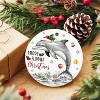 Lomsoe Christmas Ornament Christmas Tree Ornament Christmas Gifts Ceramic Hanging Ornament Christmas Decor Funny Animal Lovers Gift - 4 of 4