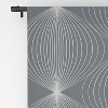 Color Poems Geometric Orb Pattern IX 50" x 84" Single Panel Room Darkening Window Curtain - Society6 - 4 of 4