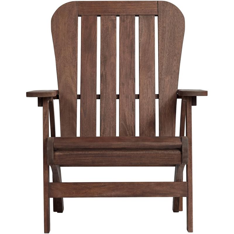 Teal Island Designs Dylan Dark Wood Outdoor Adirondack Chair, 5 of 9