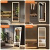 Musment 3 Color Lighting Mirror with LED Lights,  Lighted Floor Standing Mirror with Stand, Wall Mounted Hanging - 3 of 4