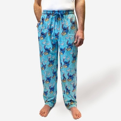 Men's Stitch Surfing Pajama Pants - Light Blue