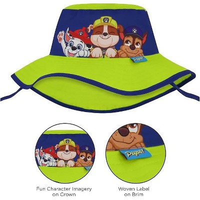 Nickelodeon Paw Patrol Boy's 4-Piece Kids Set, Long Sleeves Rash Guard Swim Shorts, Sunglasses & Bucket Hat (Size 4T) — фото 3