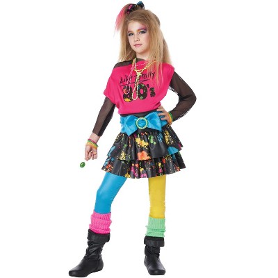 Girl's 80s Valley Girl Costume