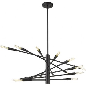 Z-Lite Ascension 16 - Light Chandelier in  Matte Black - 1 of 4