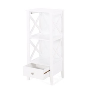 NicBex Bathroom Storage Cabinet,Modern Storage Cabinet with 2 Drawers and Shelves for Living Room,Home Office - 1 of 4
