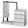 NicBex Modern 4-Drawer Bedroom Dressers for Closet,Wooden Dresser Chest with Shelves,Chest of Drawers for Bedroom,Entryway,White - 2 of 4