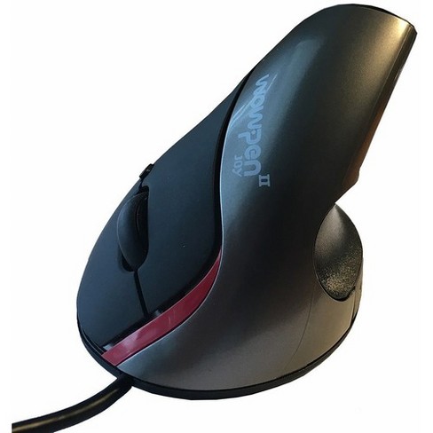 Wireless Ergonomic Vertical Mouse with USB 1600 DPI Black