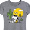 Women's - Peanuts - Snoopy & Woodstock Short Sleeve Graphic T-Shirt - 2 of 4